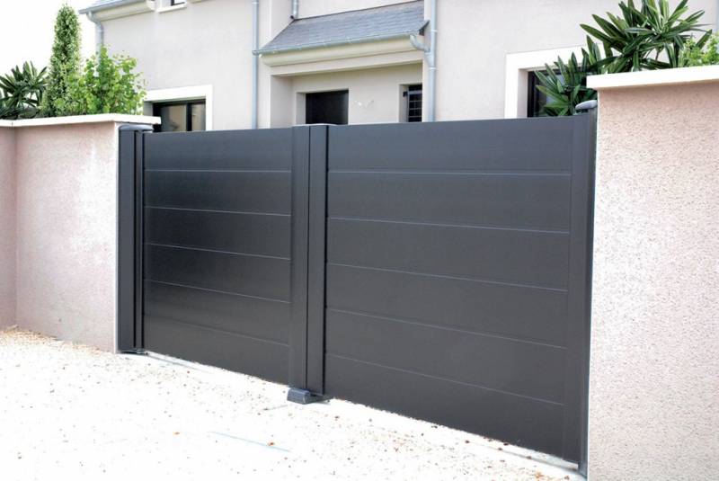 Portail aluminium modèle BOREAL à Marseille